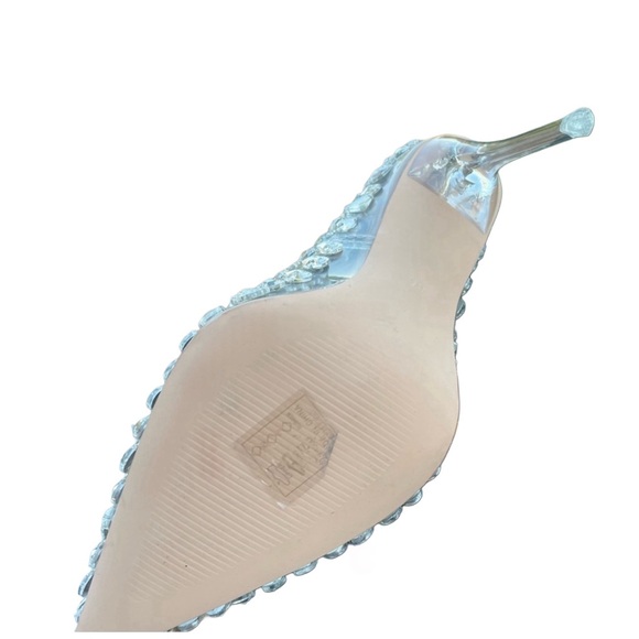 AZALEA WANG Bonnie Stiletto Heels Size 9 NWT, Cinderella’s Glass Slipper - Picture 9 of 9